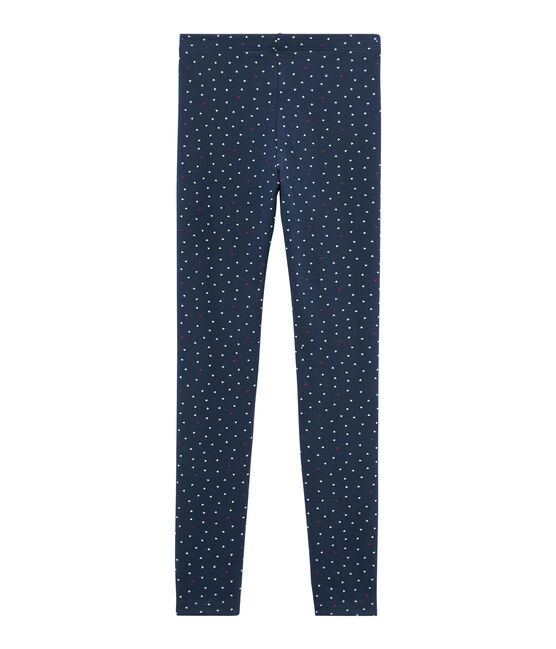Meisjeslegging blauw HADDOCK/wit MULTICO