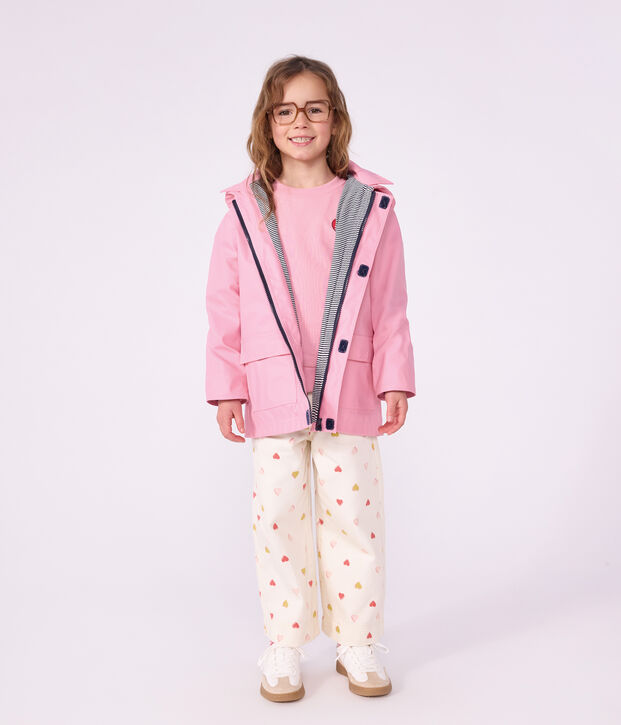 Iconische effen oliejas voor kinderen roze