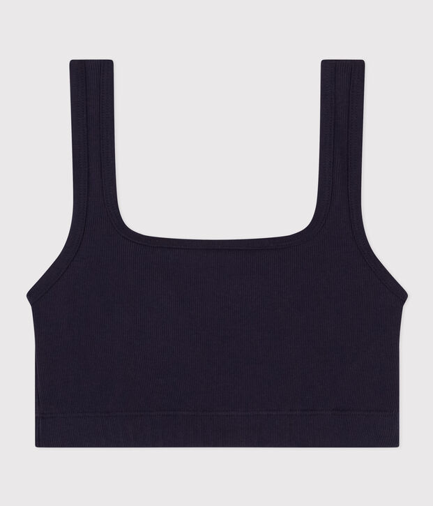 Effen meisjesbeha in katoen en elastaan SMOKING