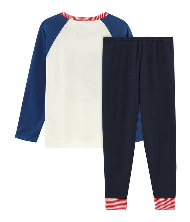 Jongenspyjama blauw/multicouleur