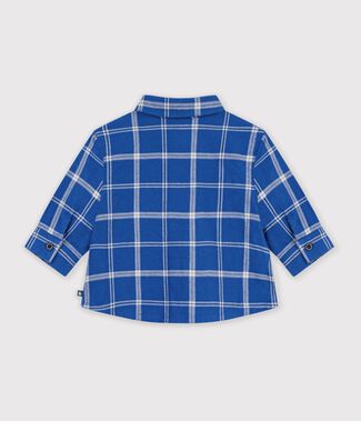 blauw/ecru