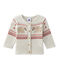 Uniseks babyvest in tricot grijs MONTELIMAR CHINE
