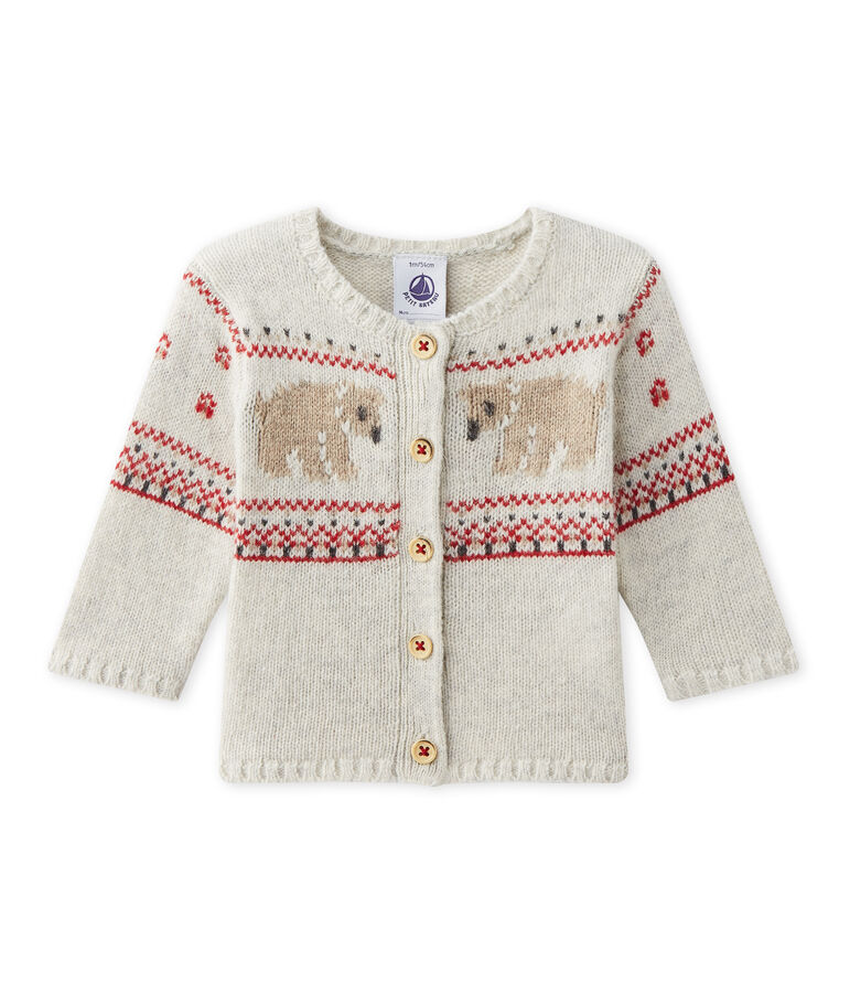 Uniseks babyvest in tricot grijs MONTELIMAR CHINE
