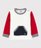 Tee-shirt colorblock b&eacute;b&eacute; gar&ccedil;on blanc/rouge
