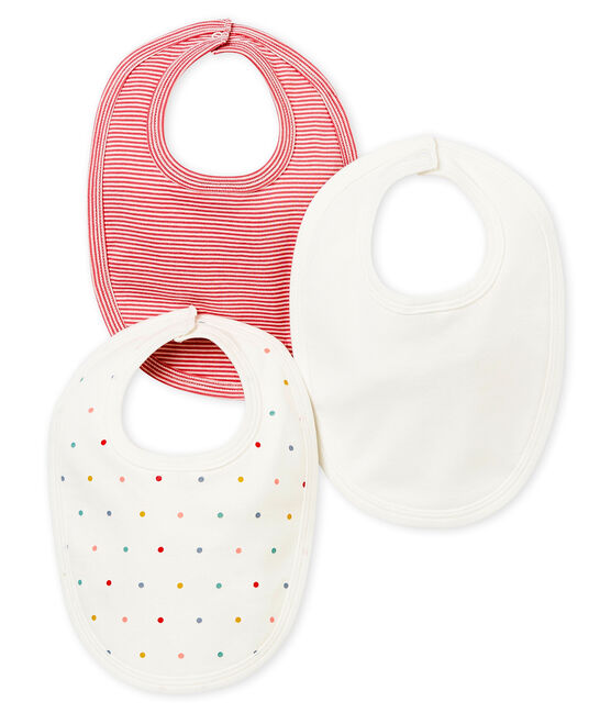 Trio de bavoirs bébé fille variante 1