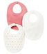 Trio de bavoirs bébé fille