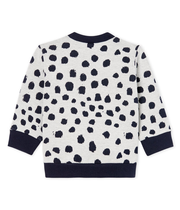 Sweatshirt baby gemixt Jean Jullien wit/DOTTIES