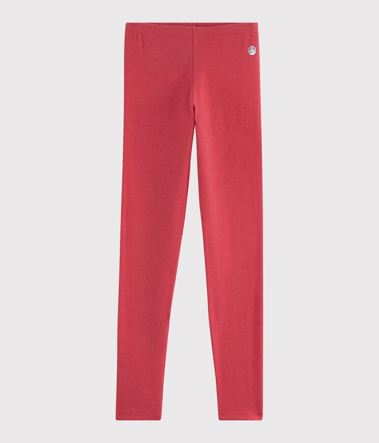 Legging en jersey enfant fille rose POPPY