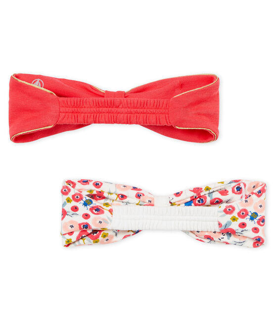 Lot de 2 bandeaux cheveux bébé fille VARIANTE 1 CN