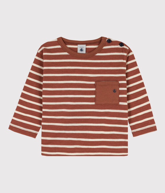 T-shirt met lange mouwen voor baby's van katoen CINA/ AVALANCHE