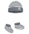 Set muts en schoentjes babyjongen van gebreide stof variante 1