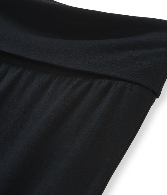 Broek voor vrouwen van breiwerk zwart NOIR