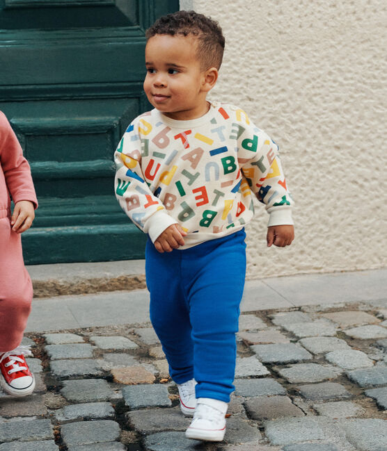 Sweatshirt en molleton bébé blanc AVALANCHE/ MULTICO