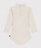 Body manches longues col roulé en coton bébé beige MONTELIMAR CHINE