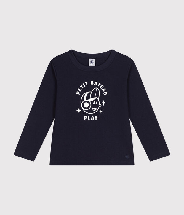 T-shirt met lange mouw van dunne jersey voor jongens SMOKING