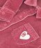 Effen fluwelen kinderhemd roze