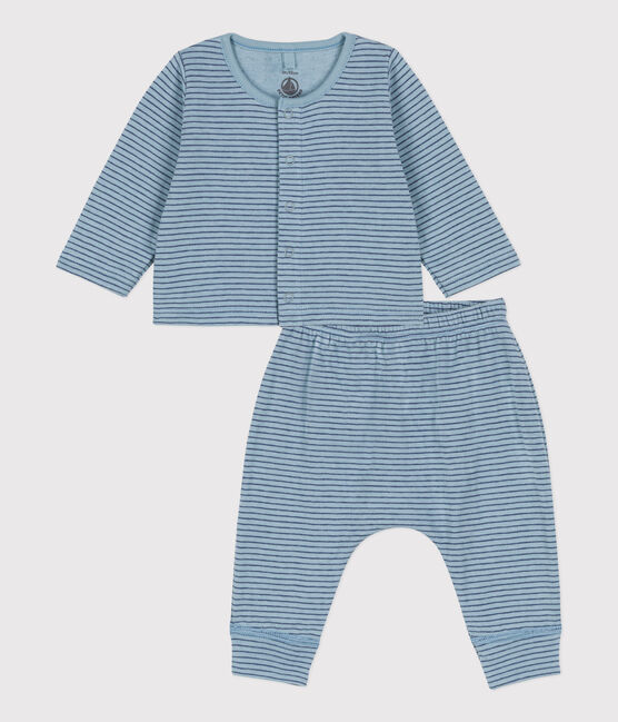 Ensemble rayé en tubique bébé ENNEIGE/ CHALOUPE:ENNEIGE
