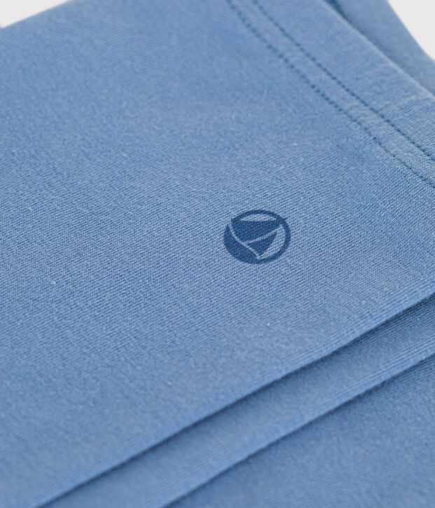Legging van jersey en elastaan voor meisjes blauw