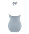 Maillot de bain 1 pièce femme vert PINEDE/blanc MARSHMALLOW