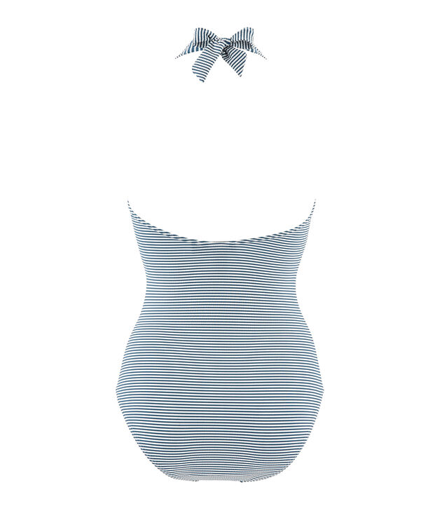 Maillot de bain 1 pi&egrave;ce femme vert/blanc