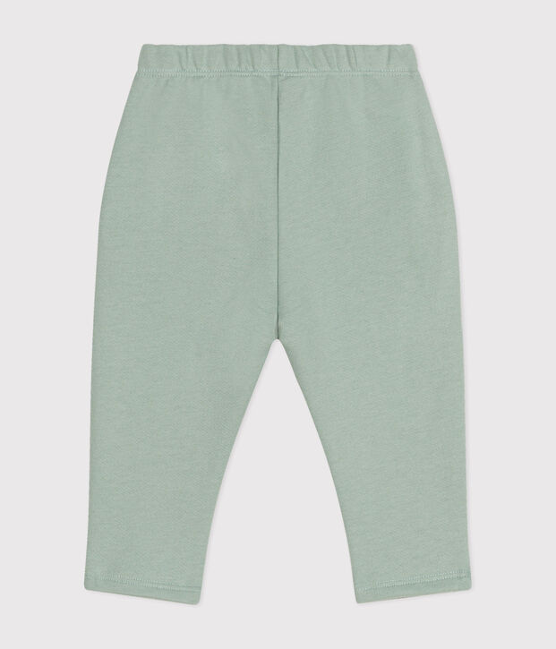 Broek in fkeece voor baby's groen