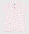 Combinaison courte b&eacute;b&eacute; en coton fleuri rose BARELY/ MULTICO