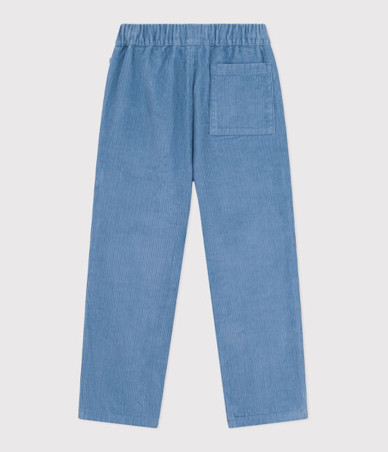 Effen fluwelen broek voor kinderen ADRIATIC