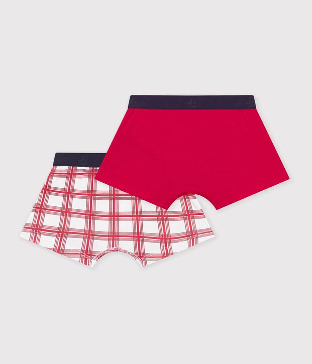 Lot de 2 boxers en coton multicouleur