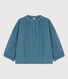 Blouse in biokatoenen materiaal voor meisjes