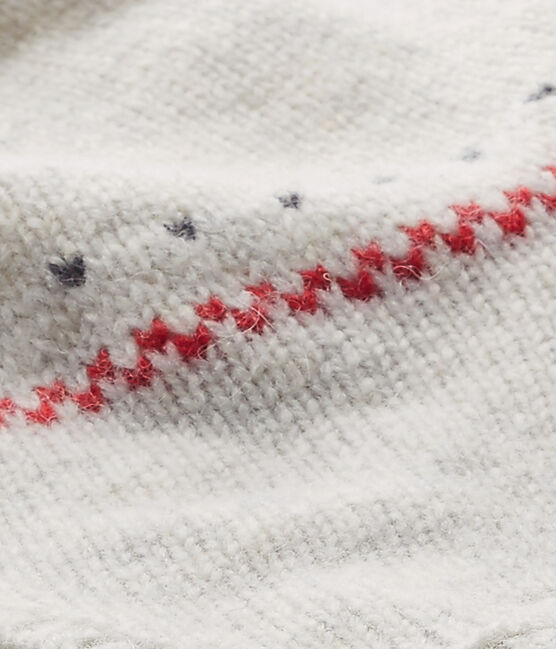 Bonnet péruvien bébé mixte en laine mélangée gris MONTELIMAR CHINE