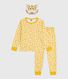 Pyjama déguisement enfant en coton imprimé léopard