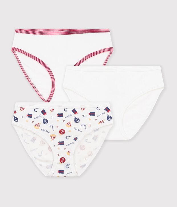 Lot de 3 culottes  en coton multicouleur