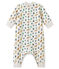 Combinaison longue imprimée bébé garçon gris BELUGA/blanc MULTICO