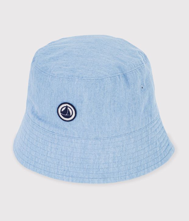 Vissershoedje voor kinderen van denim blauw