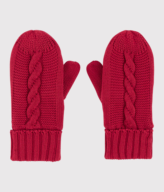 Meisjes/jongens wanten rood TERKUIT