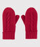 Meisjes/jongens wanten rood TERKUIT