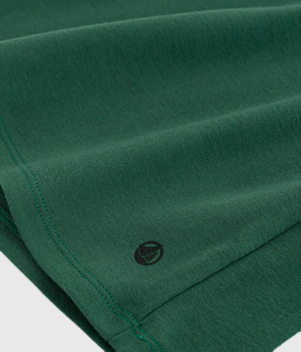 Katoenen dames-T-shirt met korte mouwen - L'Iconique groen