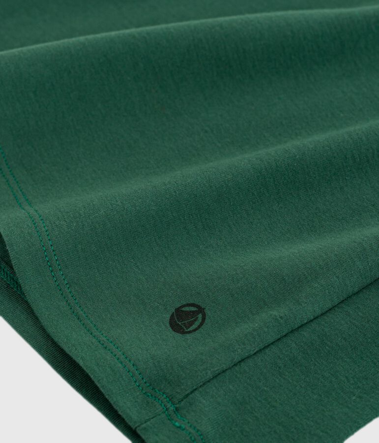 Katoenen dames-T-shirt met korte mouwen - L'Iconique groen