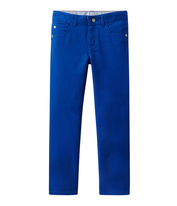 Pantalon de couleur gar&ccedil;on en jean bleu