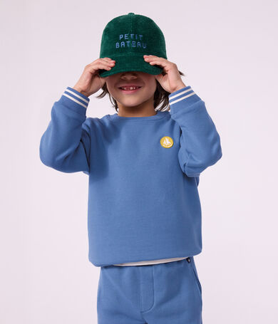 Effen katoenen sweatshirt voor kinderen