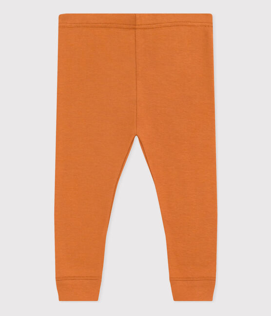Legging en coton bébé marron ECUREUIL