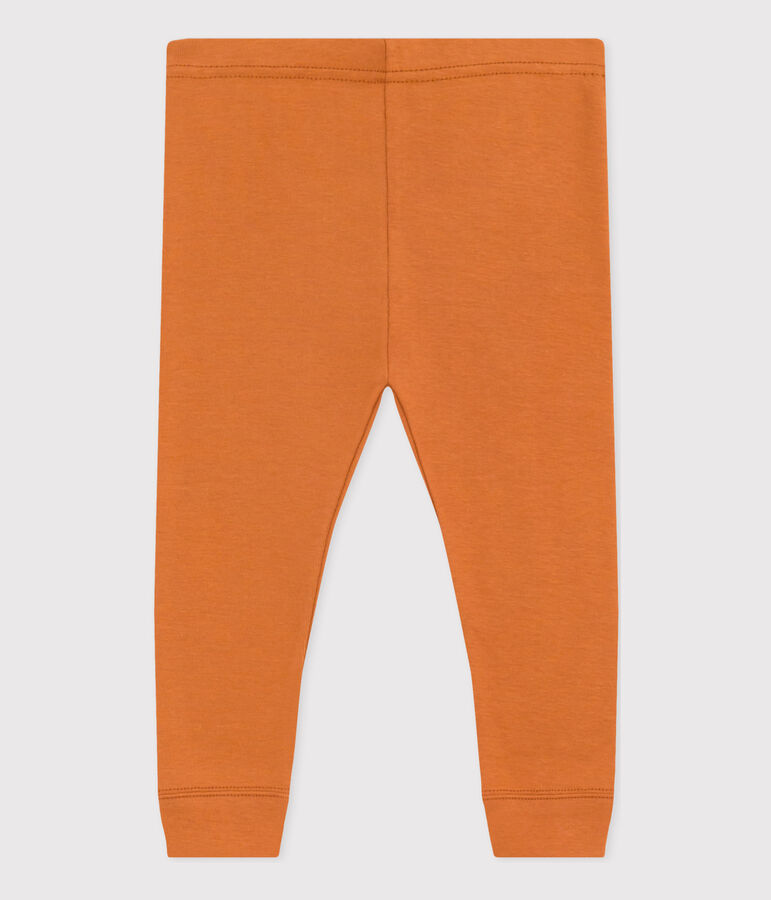 Legging en coton b&eacute;b&eacute; marron