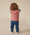 Gewatteerde bodywarmer voor baby's roze ROSEWOOD