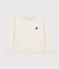 Sweatshirt en tubique matelassé enfant fille / garçon beige MONTELIMAR CHINE