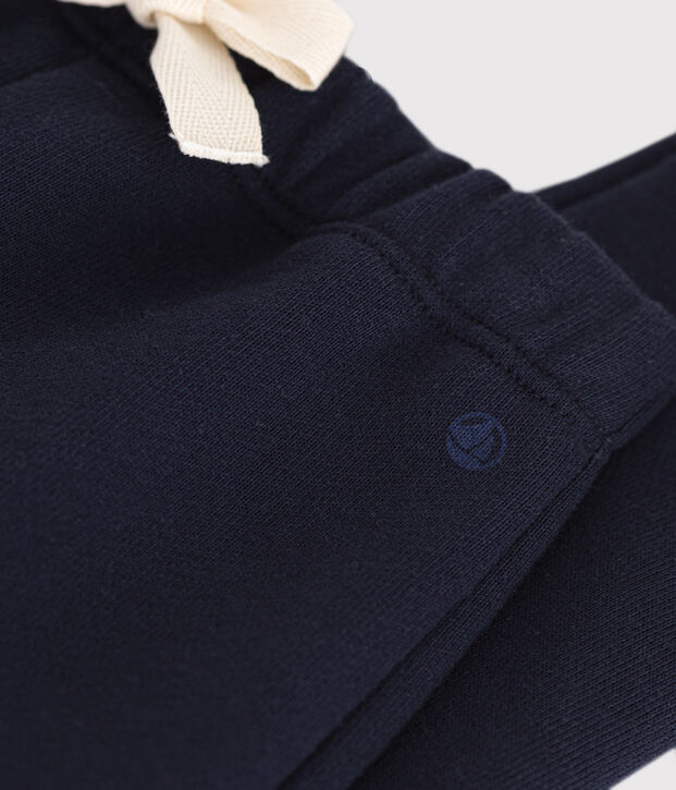 Pantalon en molleton b&eacute;b&eacute; bleu marine