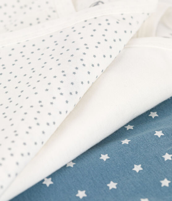 Lot de 3 bodies manches courtes bébé en coton variante 1