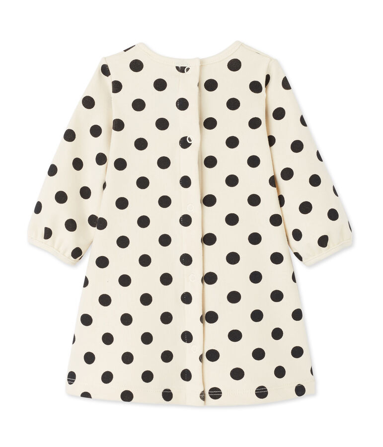 Robe b&eacute;b&eacute; fille &agrave; pois wit/grijs