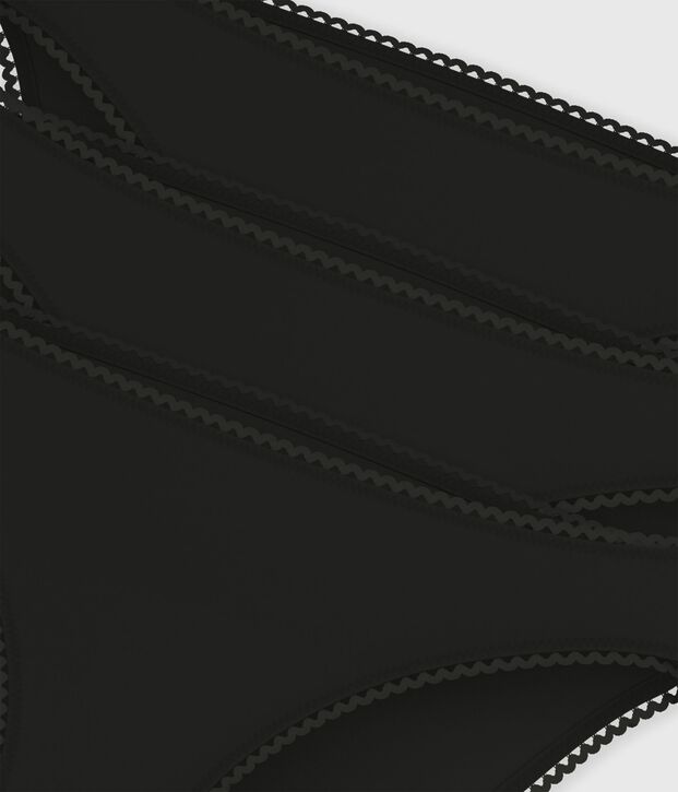 Pack damesslipjes van katoen en elastaan multicouleur