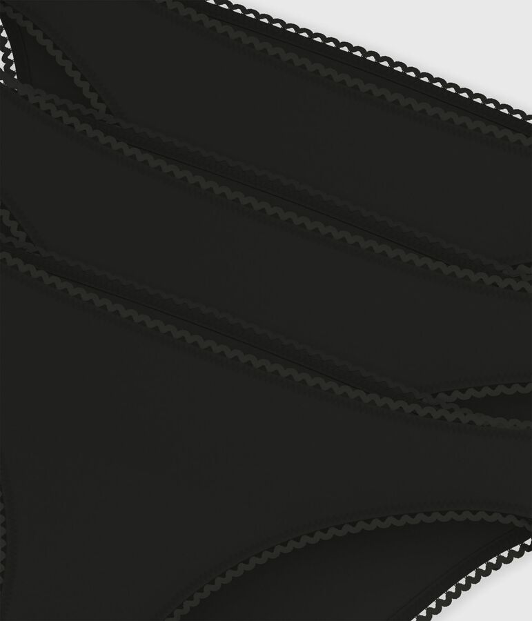 Pack damesslipjes van katoen en elastaan multicouleur