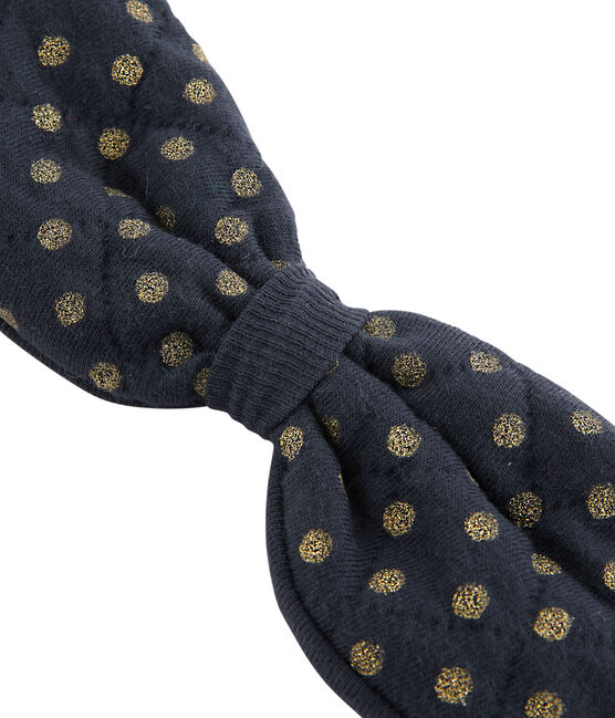 Bandeau bébé fille bleu SMOKING/jaune OR CN